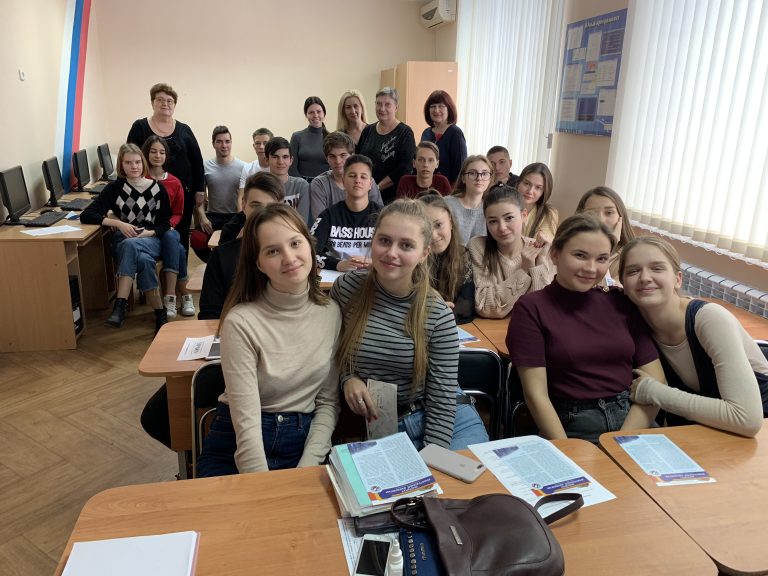 Профориентационное мероприятие с учащимися 11 класса МБОУ «Средняя общеобразовательная школа — детский сад комбинированного вида с углубленным изучением английского языка №6»