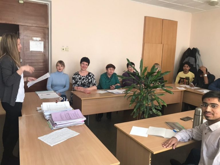 Отчет о проведении научного семинара на тему: «Социофонетическая характеристика хинглиш» на кафедре иностранных языков №4 17 января 2020 года