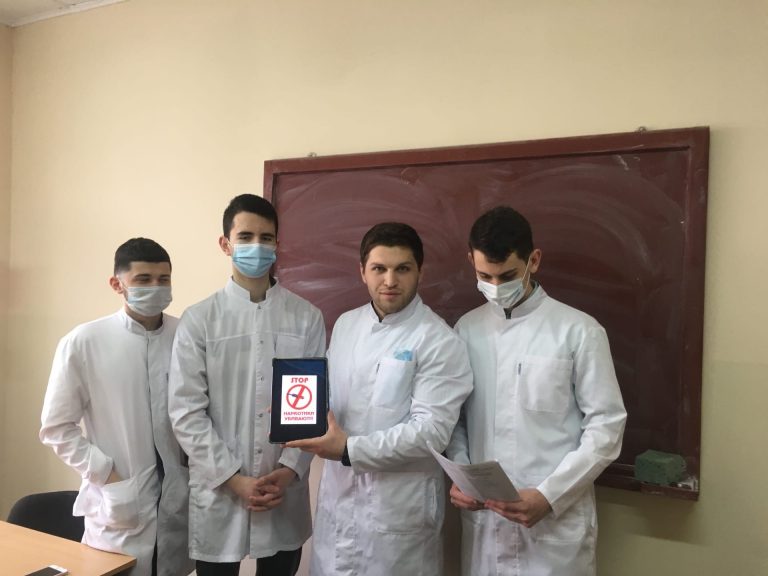 Отчет о проведении мероприятия «Скажи «НЕТ!» вредным привычкам» на кафедре иностранных языков № 4 15 марта 2021 года