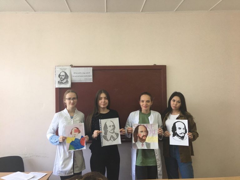 Отчёт мероприятия «Шекспировские чтения» на кафедре иностранных языков № 4